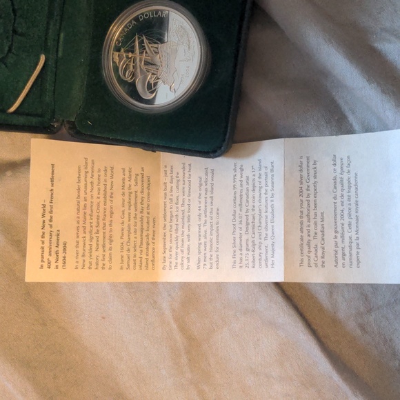 2004 Proof Silver Dollar Canada Dollar 1604 2004 - Picture 8 of 14